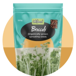 Broccoli Organic Sprouting Seeds 100g -GEAR AID Shop 000555 1
