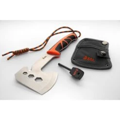 SOL Stoke Camp Hatchet With Flint Fire Starter -GEAR AID Shop 0140 1016 2