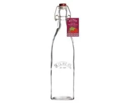 CLEARANCE Kilner Square Clip Top Glass Bottle