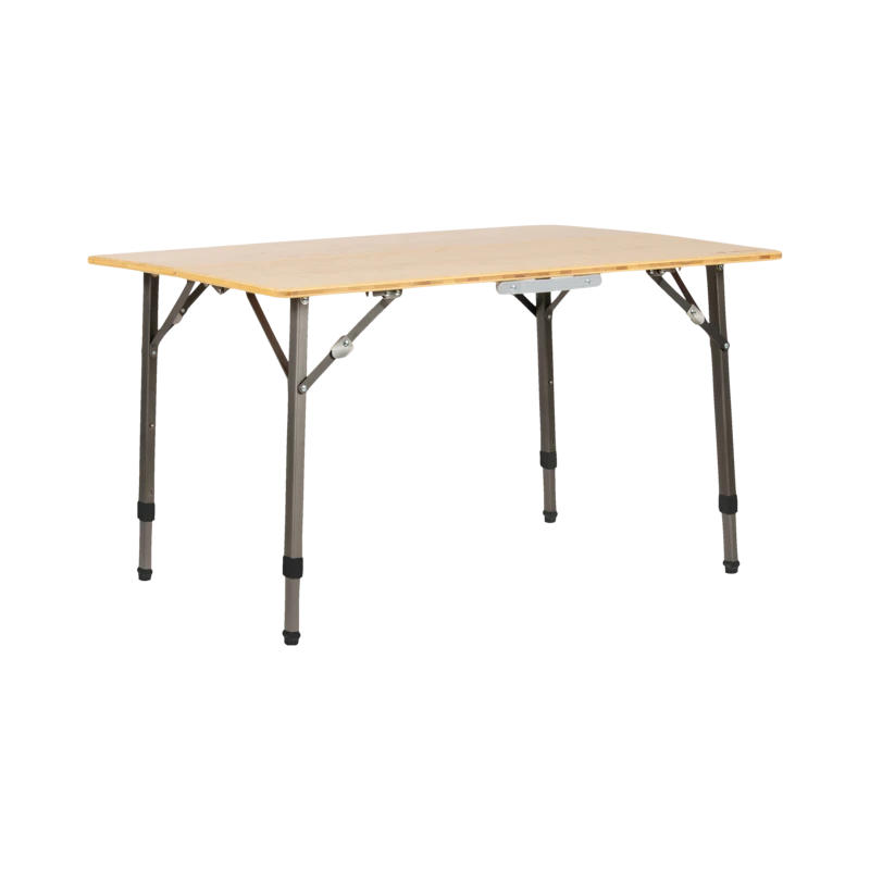 OZtrail Bamboo Collapsible Table 100cm 3 OZtrail Bamboo Collapsible Table 100cm