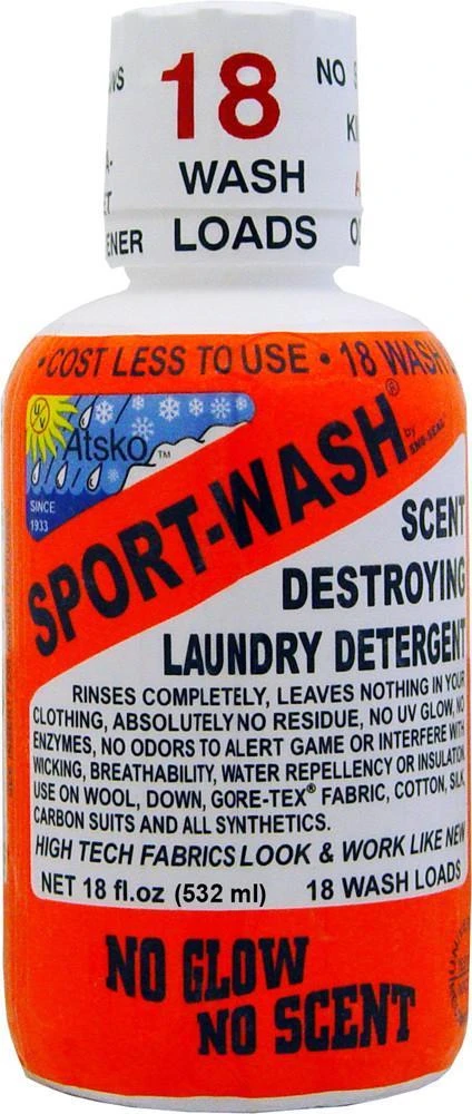 Atsko Sport Wash Laundry Detergent - 532mL (18 OZ.) No Fragrance Or UV Bright 3 Atsko Sport Wash Laundry Detergent - 532mL (18 OZ.) No Fragrance Or UV Bright