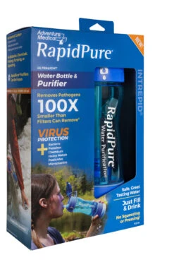 RapidPure Intrepid Water Filter Bottle & Purifier 750ml -GEAR AID Shop 1060 0201 1