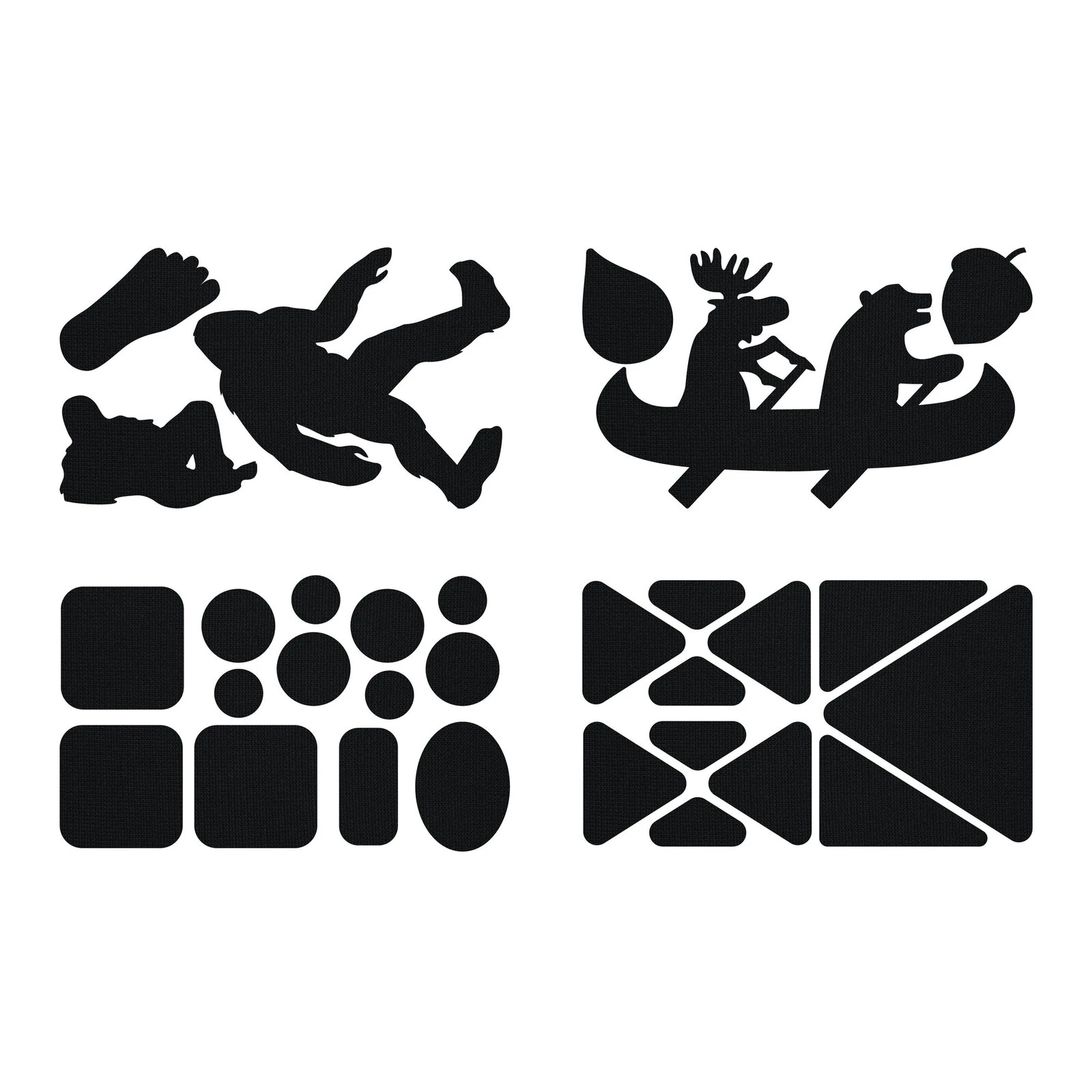 Gear Aid Tenacious Tape Gear Patches "Outdoors" 3 Gear Aid Tenacious Tape Gear Patches "Outdoors"