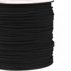 1.6mm (1/16th) Cordage Black 100ft Spool