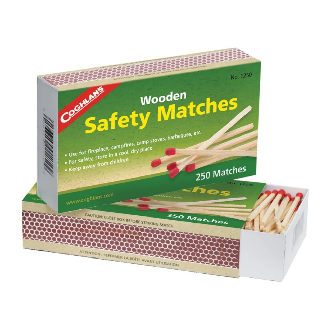 Coghlans Coghlan's Wooden Safety Matches 2x 250Matches 3 Coghlans Coghlan's Wooden Safety Matches 2x 250Matches