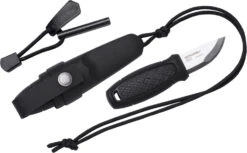 Morakniv Eldris Neck Knife With Fire Starter Kit (Black)