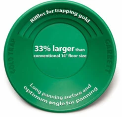 Garrett 14” Gold Trap Pan -GEAR AID Shop 14GOLDTRAP 4