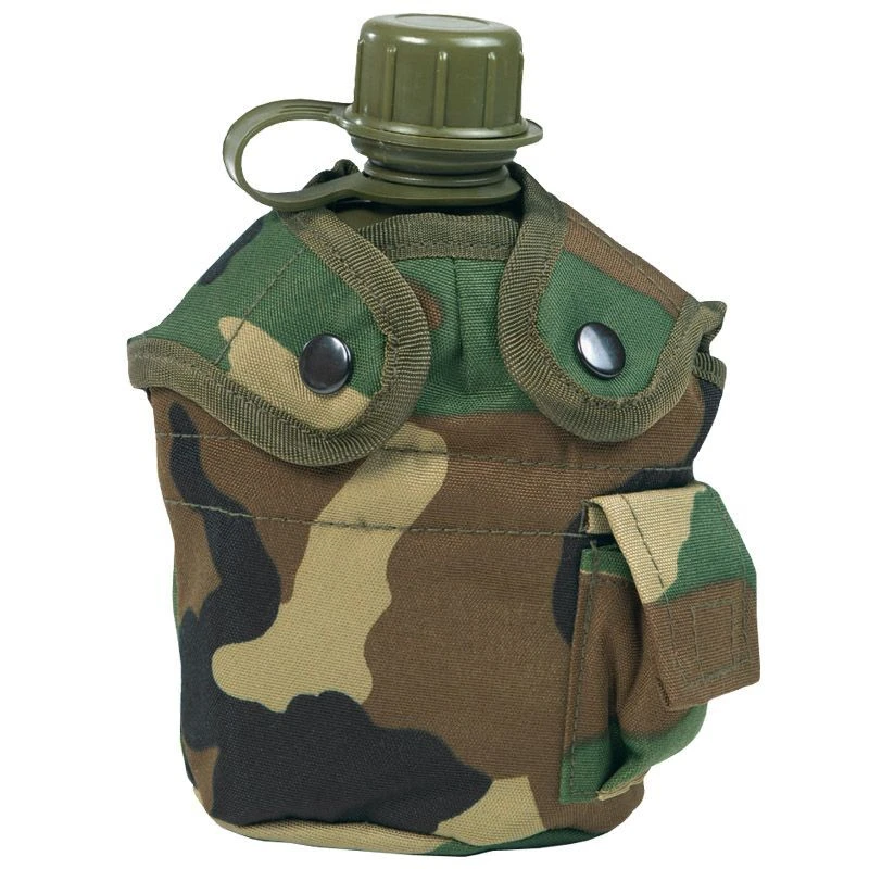U.S Military "Alice" 1qt Canteen Cover Woodland Camo 3 U.S Military "Alice" 1qt Canteen Cover Woodland Camo
