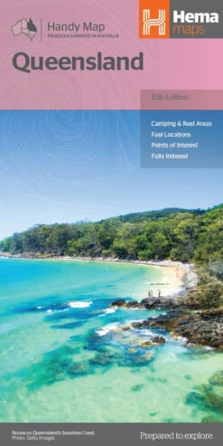 Hema Queensland Handy Map 15th Edition