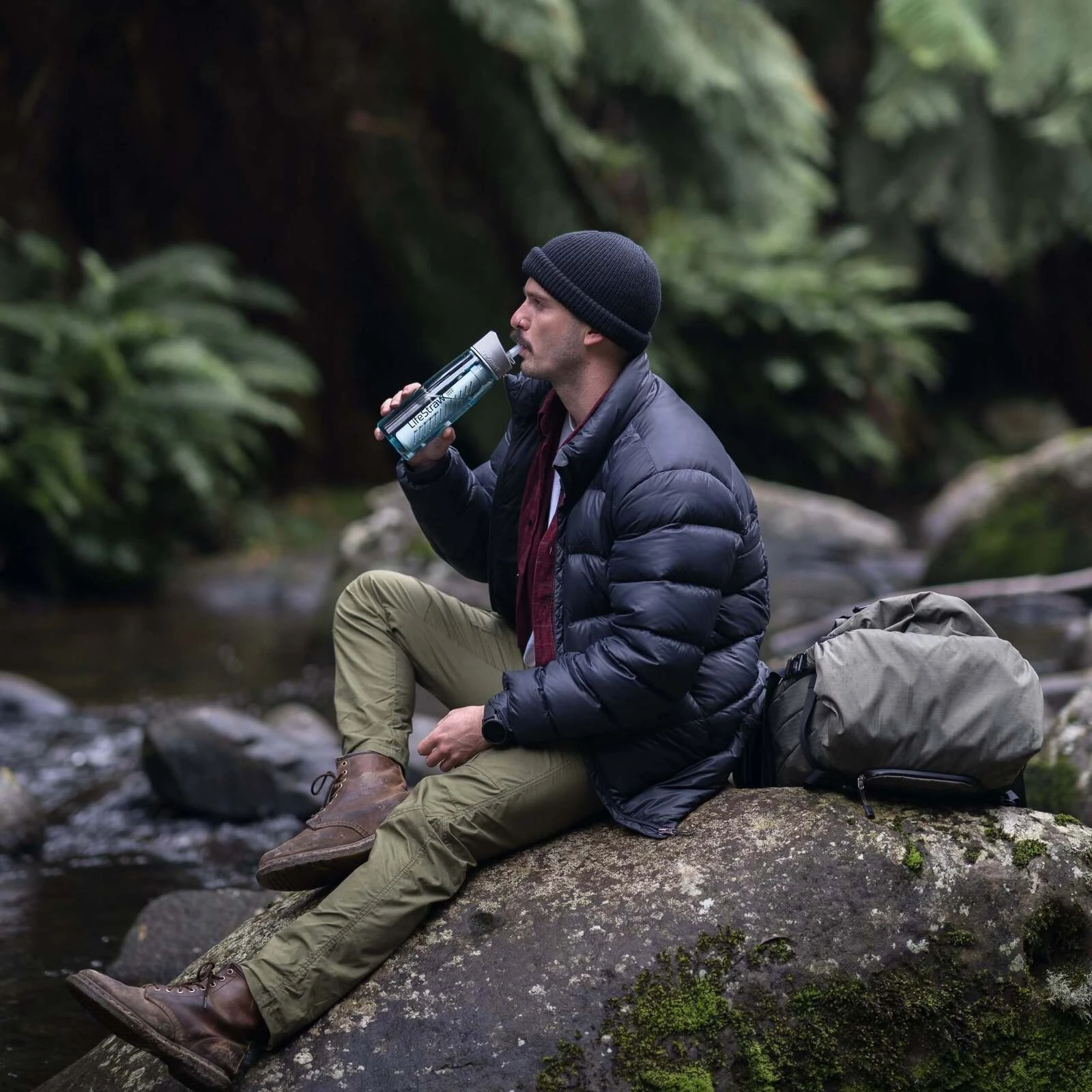 LifeStraw Go Tritan Water Bottle With Filter 650ml Light Blue 6 LifeStraw Go Tritan Water Bottle With Filter 650ml Light Blue - Image 4