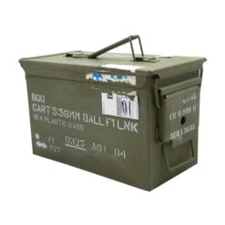 50 Cal M2A1 Metal Ammo Box