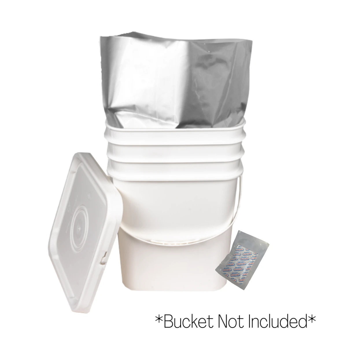 5 Gal (18.9L) Mylar Bag (Flat) With Oxygen Absorber 4 5 Gal (18.9L) Mylar Bag (Flat) With Oxygen Absorber - Image 2