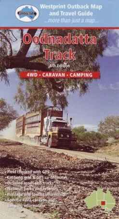 Oodnadatta Tracks Map 8th Edition