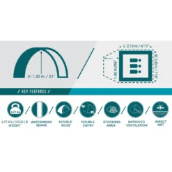 Pavillo ActiveMount 3 Tent -GEAR AID Shop 68090 3