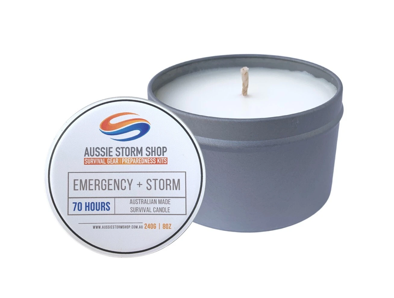 Emergency + Storm 70 Hour Long Burn Candle 3 Emergency + Storm 70 Hour Long Burn Candle