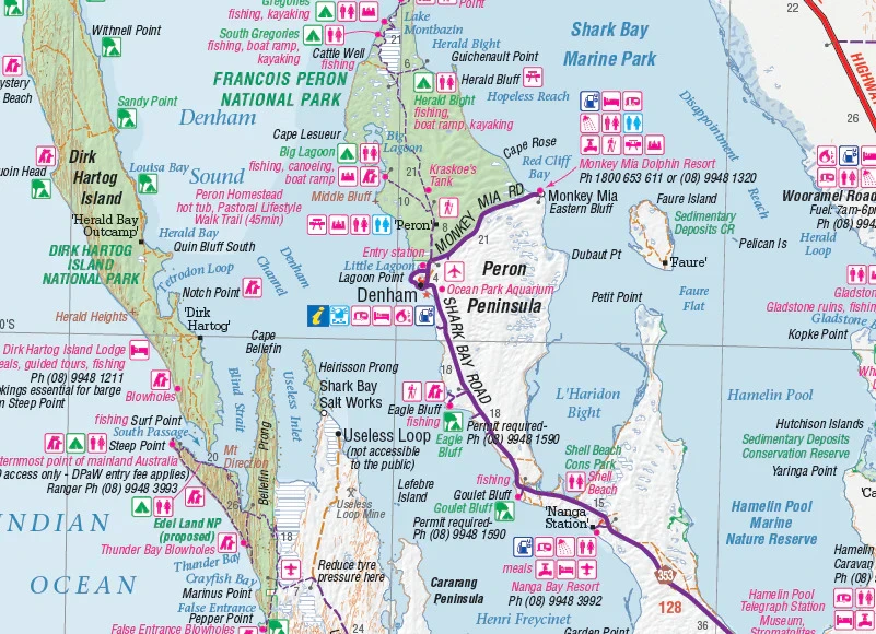 Hema Mid West Western Australia Map Feat. WA's Coral Coast 5 Hema Mid West Western Australia Map Feat. WA's Coral Coast - Image 3