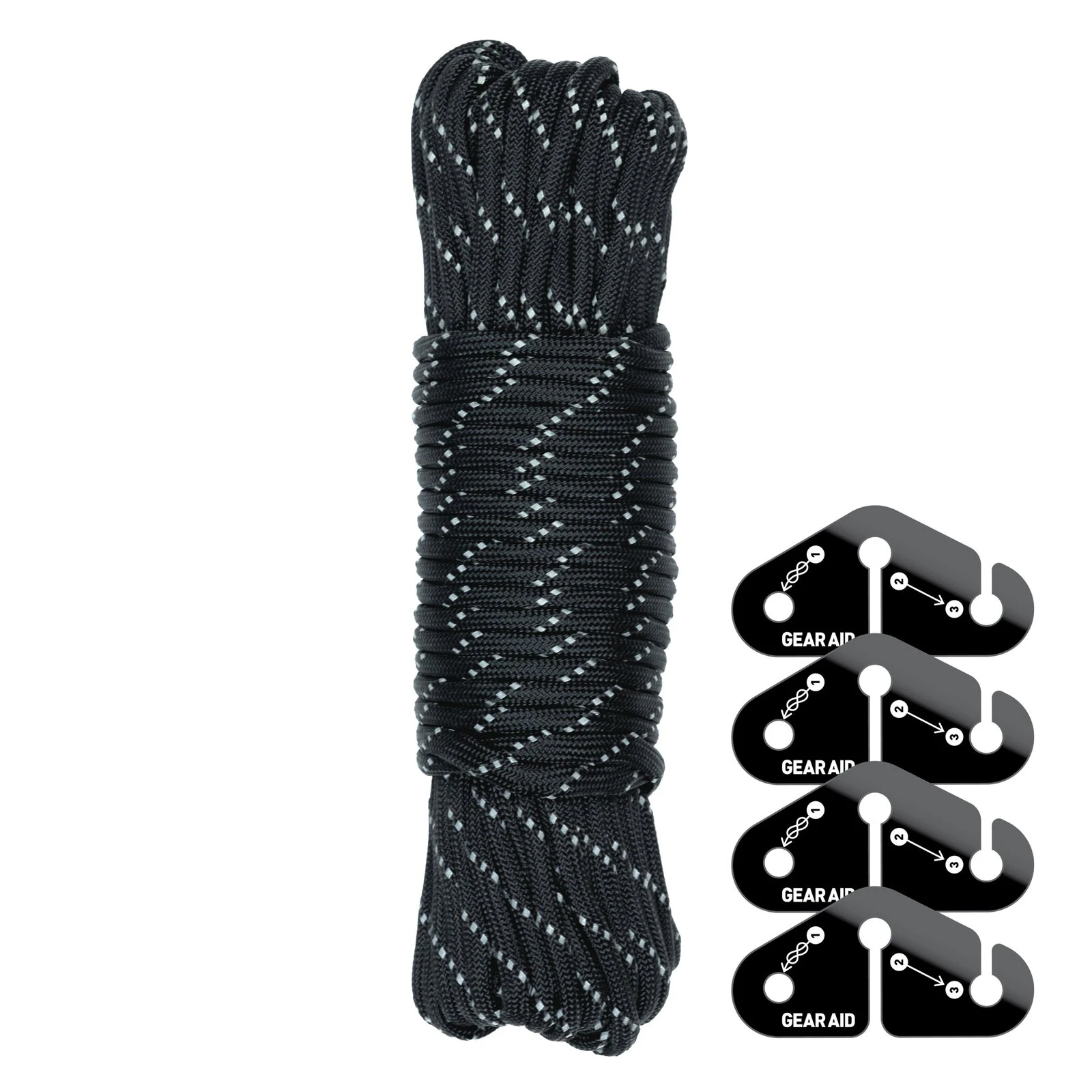 Gear Aid Taut Line Kit With 550 Reflective Paracord 3 Gear Aid Taut Line Kit With 550 Reflective Paracord