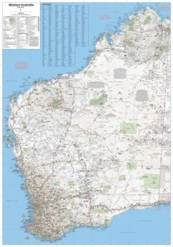 Hema Western Australia State Map -GEAR AID Shop 9321438001553 4