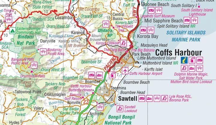 Hema North East New South Wales Map 5 Hema North East New South Wales Map - Image 3