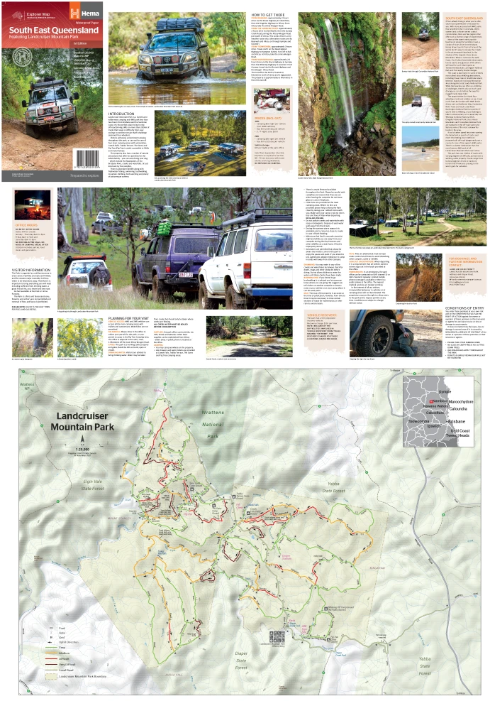 Hema South East Queensland Explorer Map Incl. Landcruiser Mountain Park 6 Hema South East Queensland Explorer Map Incl. Landcruiser Mountain Park - Image 4