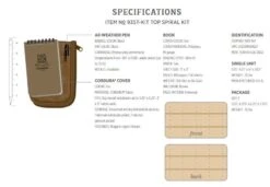 Rite In The Rain All Weather Notebook Kit 3x5" Tan 935T-KIT -GEAR AID Shop 935TKIT 3