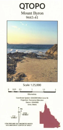 Mount Byron (Mt Mee) Topographic Map