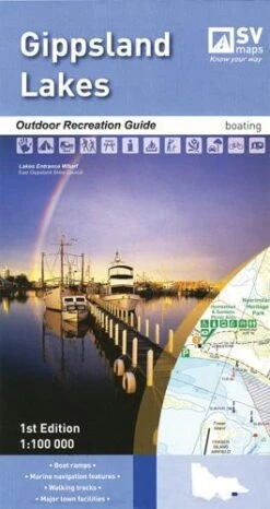 Hema Gippsland Lakes Outdoor Recreation Map
