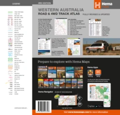 HEMA Western Australia Road & 4WD Track Atlas -GEAR AID Shop 9781865007328 1
