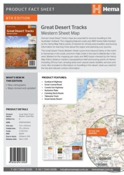 Hema Western Sheet - Great Desert Tracks 11 Hema Western Sheet - Great Desert Tracks -GEAR AID Shop 9781876413903 4
