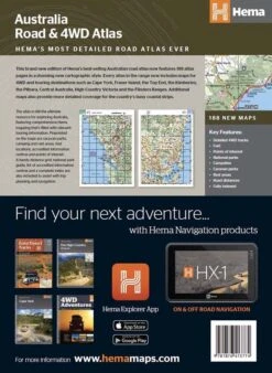 HEMA Australia Road & 4WD Atlas (Perfect Bound) - 252 X 345mm -GEAR AID Shop 9781922668011 5