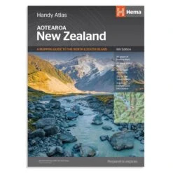 Hema New Zealand Aotearoa Handy Atlas Spiral Bound