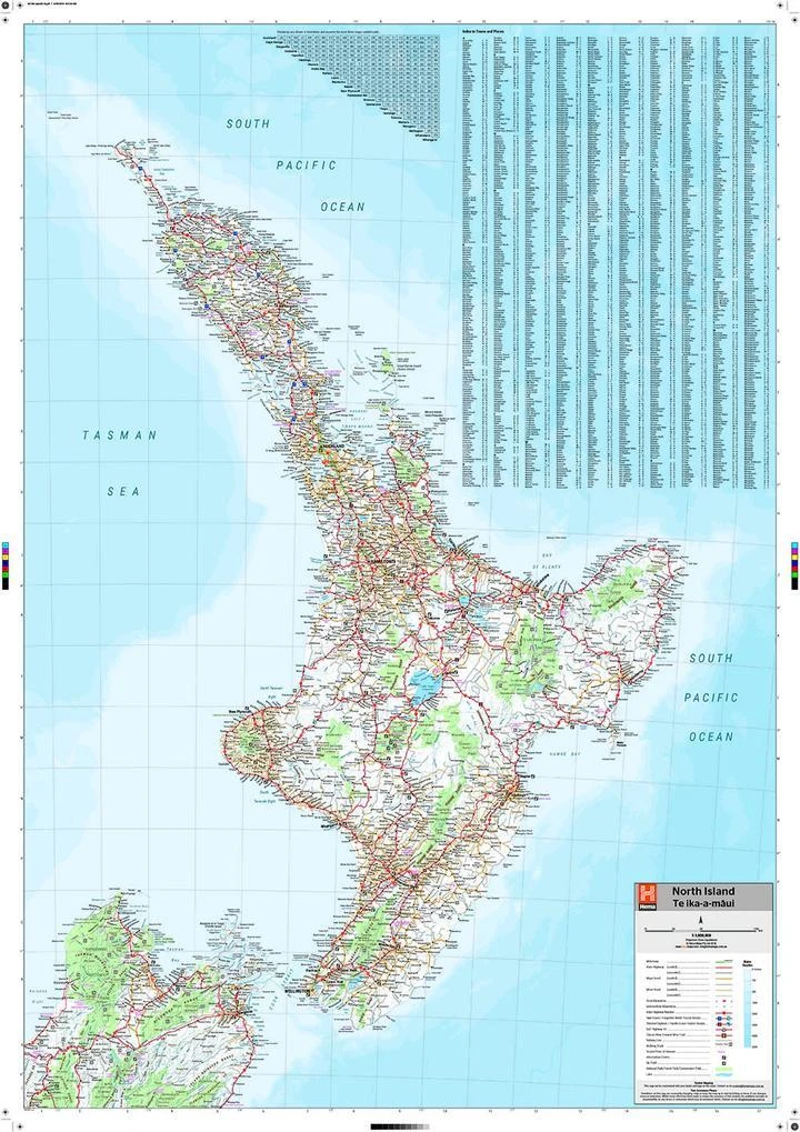 Hema New Zealand North Island Map 6 Hema New Zealand North Island Map - Image 4