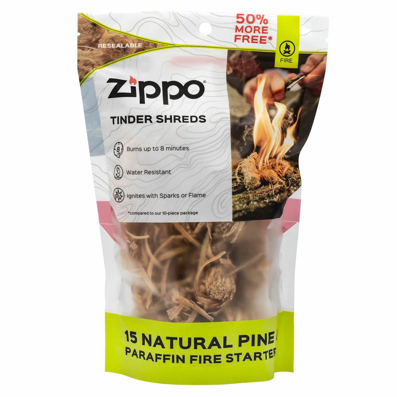 Zippo Natural Tinder Shreds 3 Zippo Natural Tinder Shreds