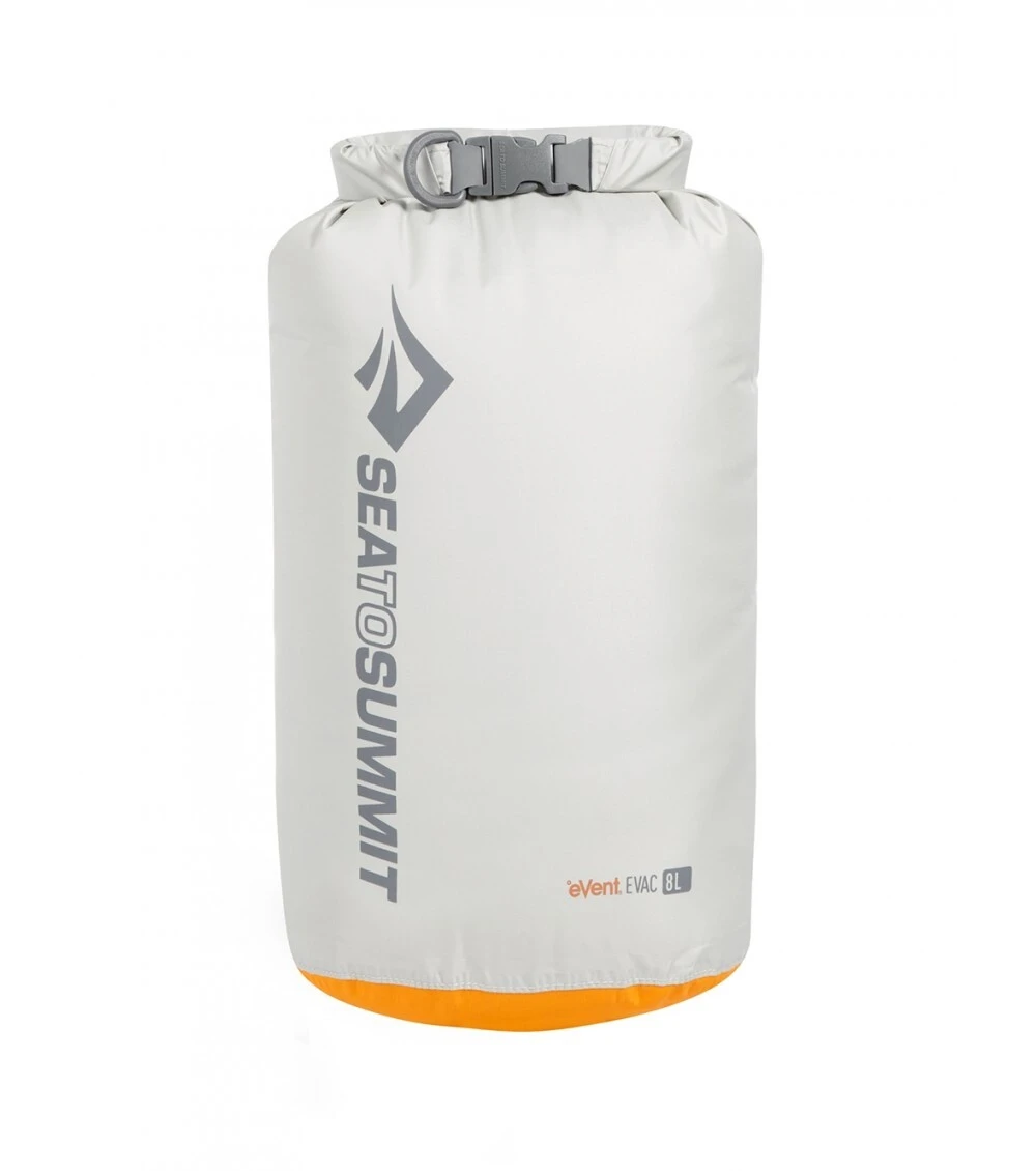 Sea To Summit CLEARANCE 8 Litre Grey Evac Dry Sack 3 Sea To Summit CLEARANCE 8 Litre Grey Evac Dry Sack