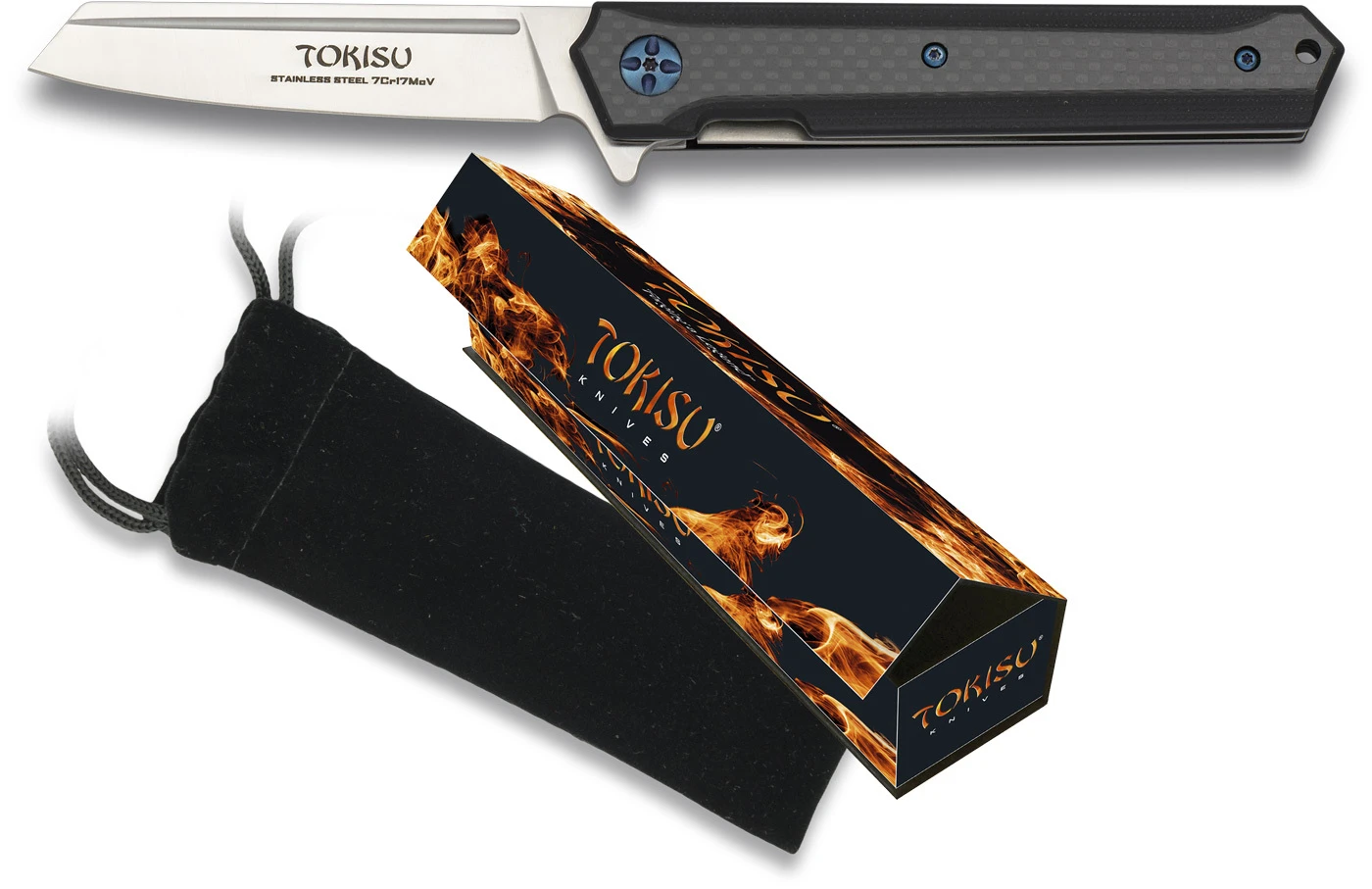 CLEARANCE Tokisu 18450 Folding With Ball Bearing 9cm Blade 4 CLEARANCE Tokisu 18450 Folding With Ball Bearing 9cm Blade - Image 2