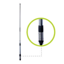 6.5dBi Elevated Feed UHF CB Antenna With Spring