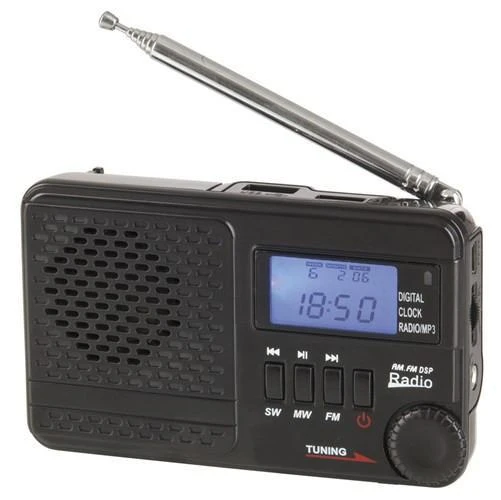 AM/FM Short Wave Rechargeable Radio With MP3 4 AM/FM Short Wave Rechargeable Radio With MP3 - Image 2