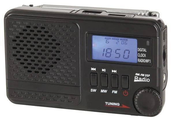 AM/FM Short Wave Rechargeable Radio With MP3 3 AM/FM Short Wave Rechargeable Radio With MP3