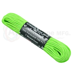 Paracord "Reflective Neon Green" 550 7 Strand (100ft) MADE IN USA