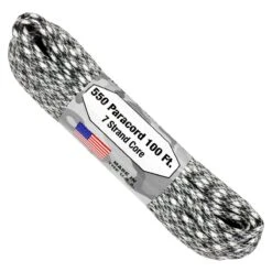 Paracord "Snow Camo" 550 7 Strand (100ft) MADE IN USA