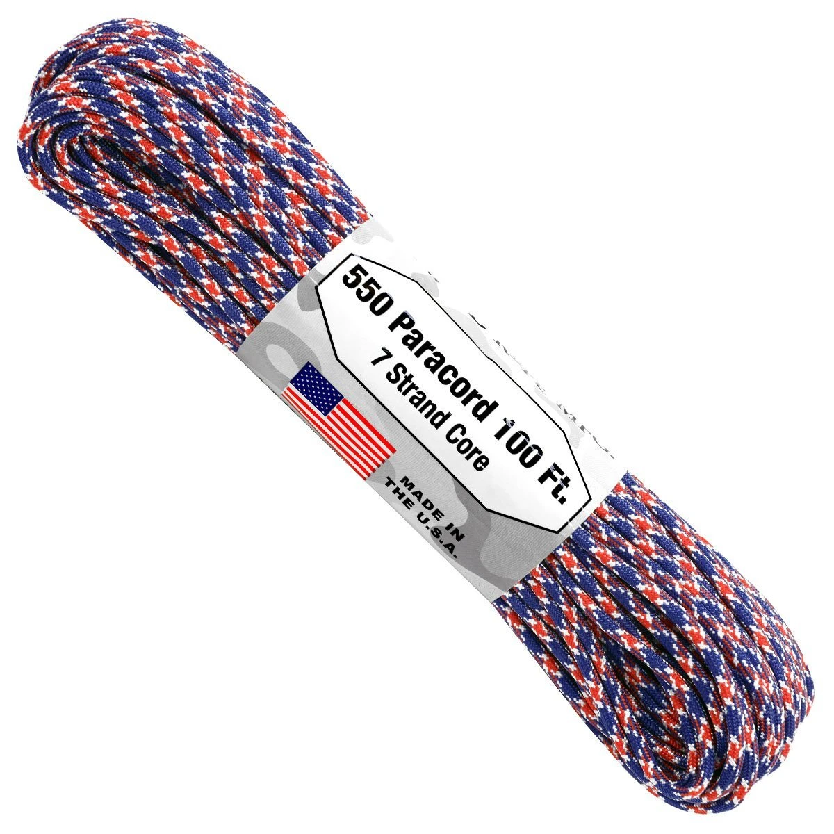 Paracord "Union Jack" 550 7 Strand (100ft) MADE IN USA 3 Paracord "Union Jack" 550 7 Strand (100ft) MADE IN USA