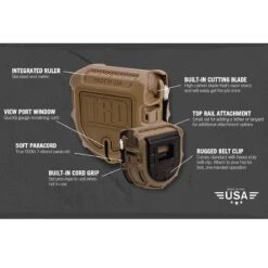 TRD Tactical Rope Dispenser Clear MADE IN USA -GEAR AID Shop ARMTRDCLEAR 5