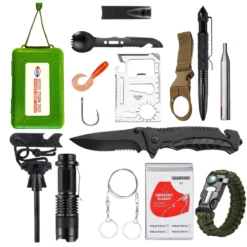 Survival Tactical Kit In Hard Case