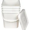 Bucket 5 Gal (20L) Food Grade (Square Stackable) -GEAR AID Shop BKT 20L SQR