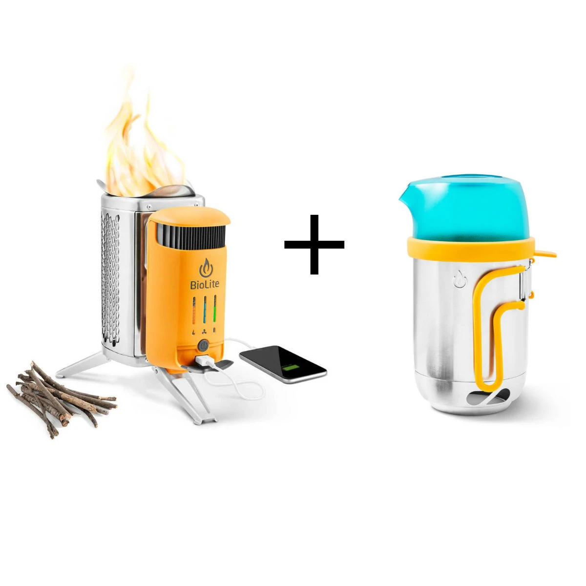 Biolite Campstove + KettlePot Combo Pack 3 Biolite Campstove + KettlePot Combo Pack