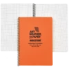 Modestone Safety Orange Side Spiral Notepad 210x148mm -GEAR AID Shop C58