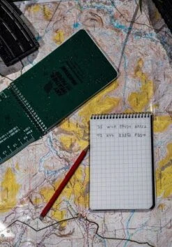 Modestone Safety Orange Side Spiral Notepad 210x148mm -GEAR AID Shop C58 3