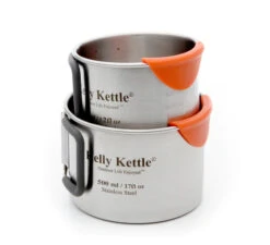 Kelly Kettle Stainless Steel Cup Set 350ml & 500ml -GEAR AID Shop CAMPINGMUGSET 2