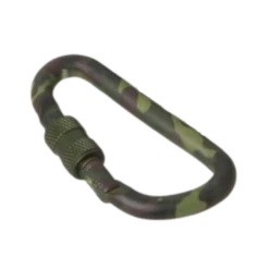 Camo Carabiner Large 8mm With Screw Lock