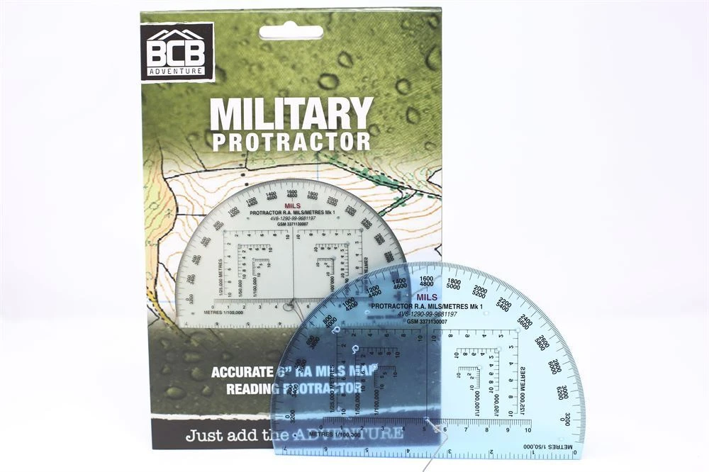 NATO Accurate 6" RA Mils Map Reading Protractor 4 NATO Accurate 6" RA Mils Map Reading Protractor - Image 2